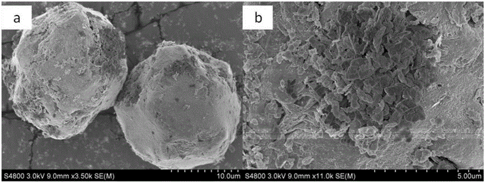 Mesoporous BiOCl/Bi2O3 composite powder as well as preparation method and application thereof