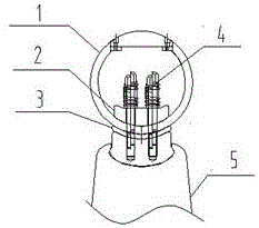 Novel GIL pipeline bus internal particle adsorption device