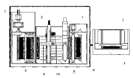 Large-scale electrostatic spinning machine