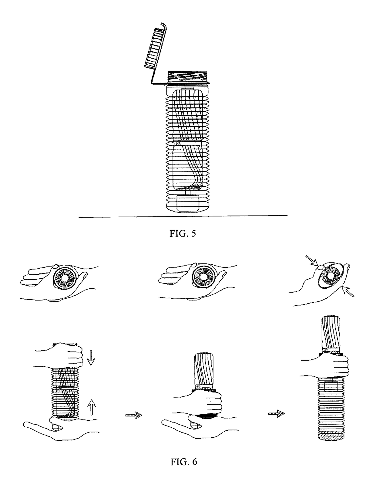 Stretchable bottle container