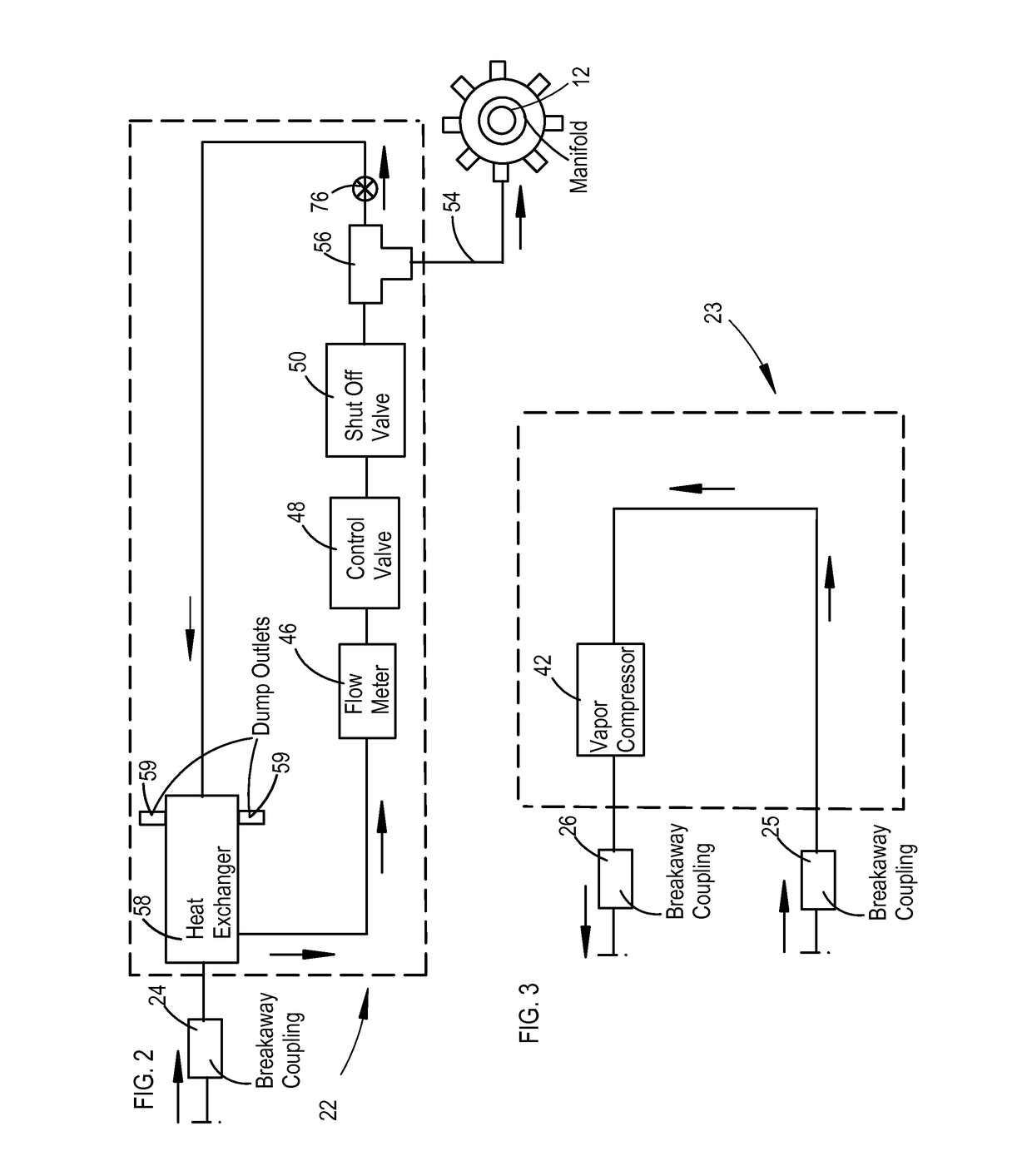 Anhydrous ammonia vapor charge unit for an applicator tank