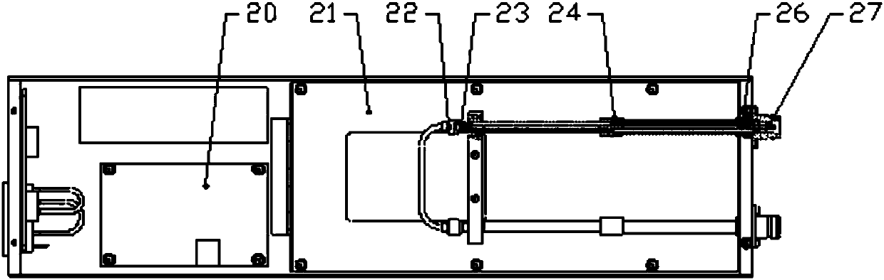 Adjustable phase shifter being controllable by software