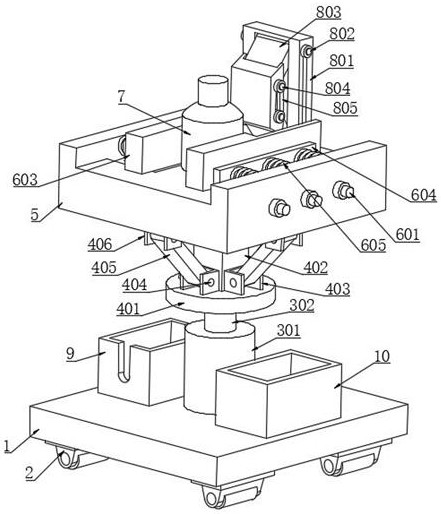 Drainage frame for neurosurgery department