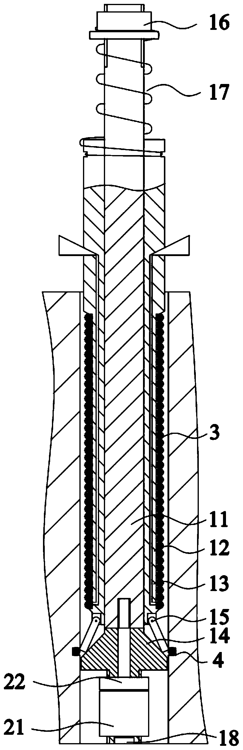 A sealing ring installation device and installation method