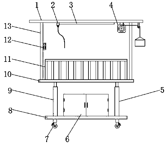 Lifting platform for municipal construction