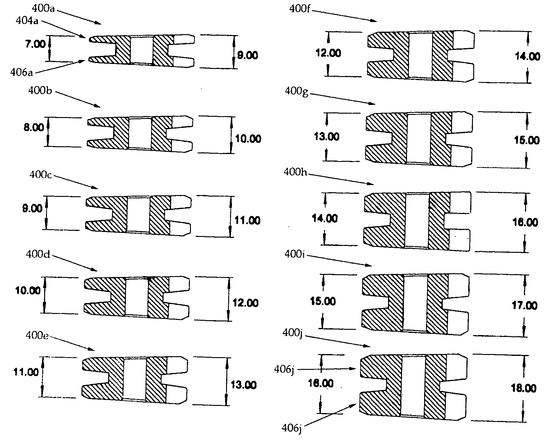 Insertion tool for use with trial intervertebral distraction spacers