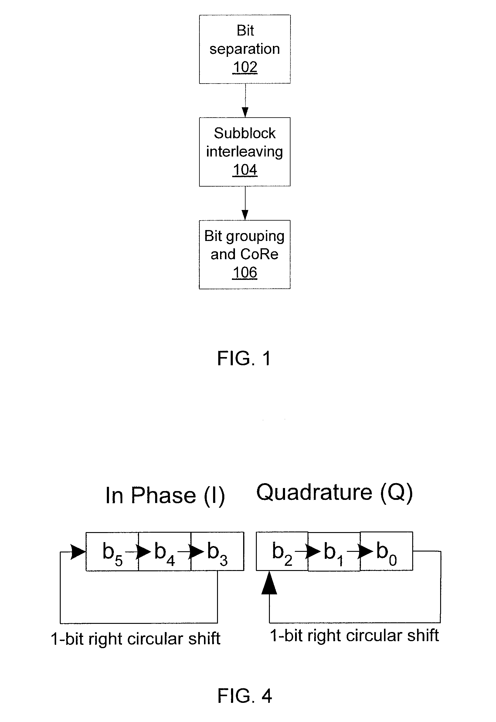 Constellation re-arrangement and bit grouping