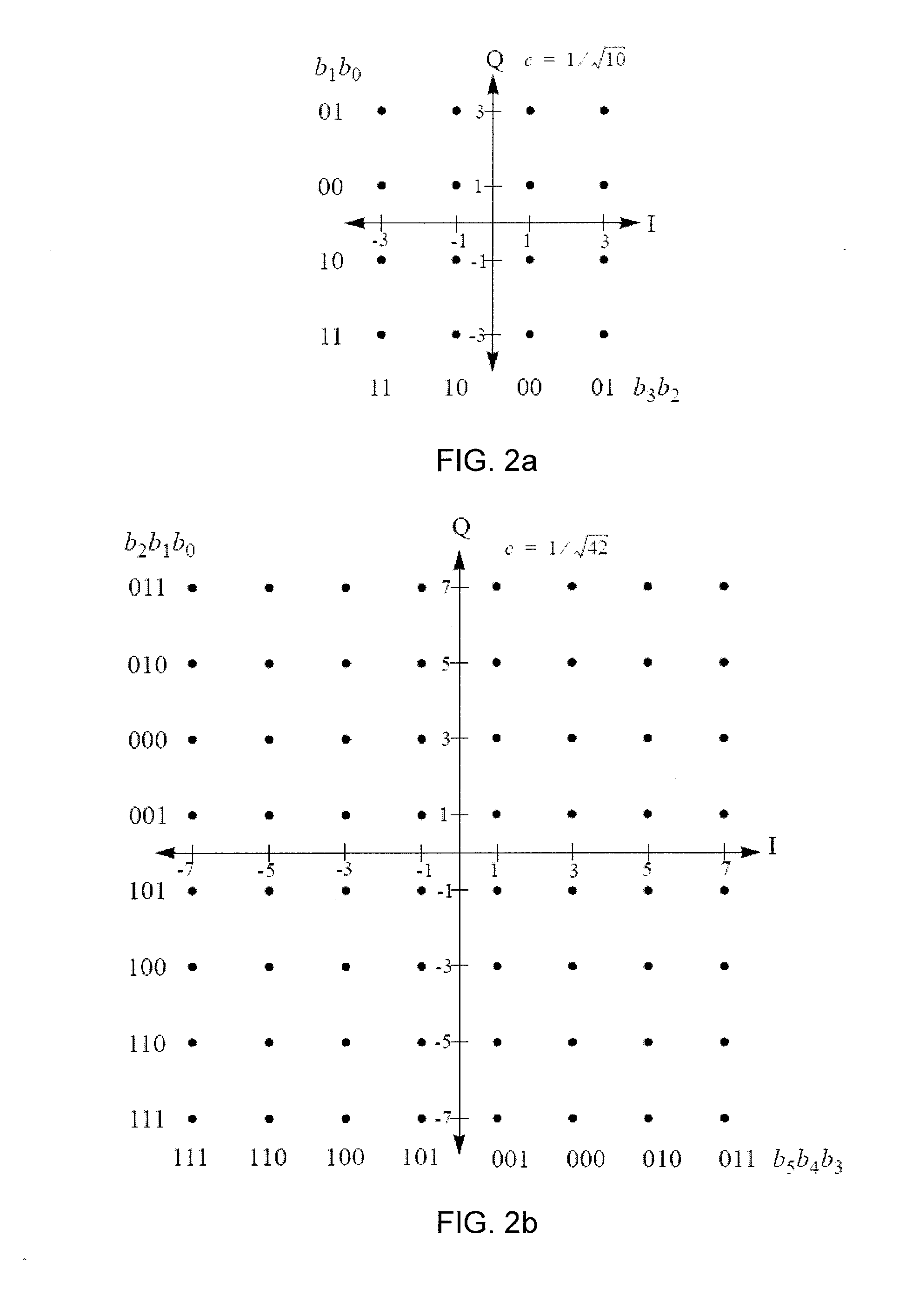 Constellation re-arrangement and bit grouping