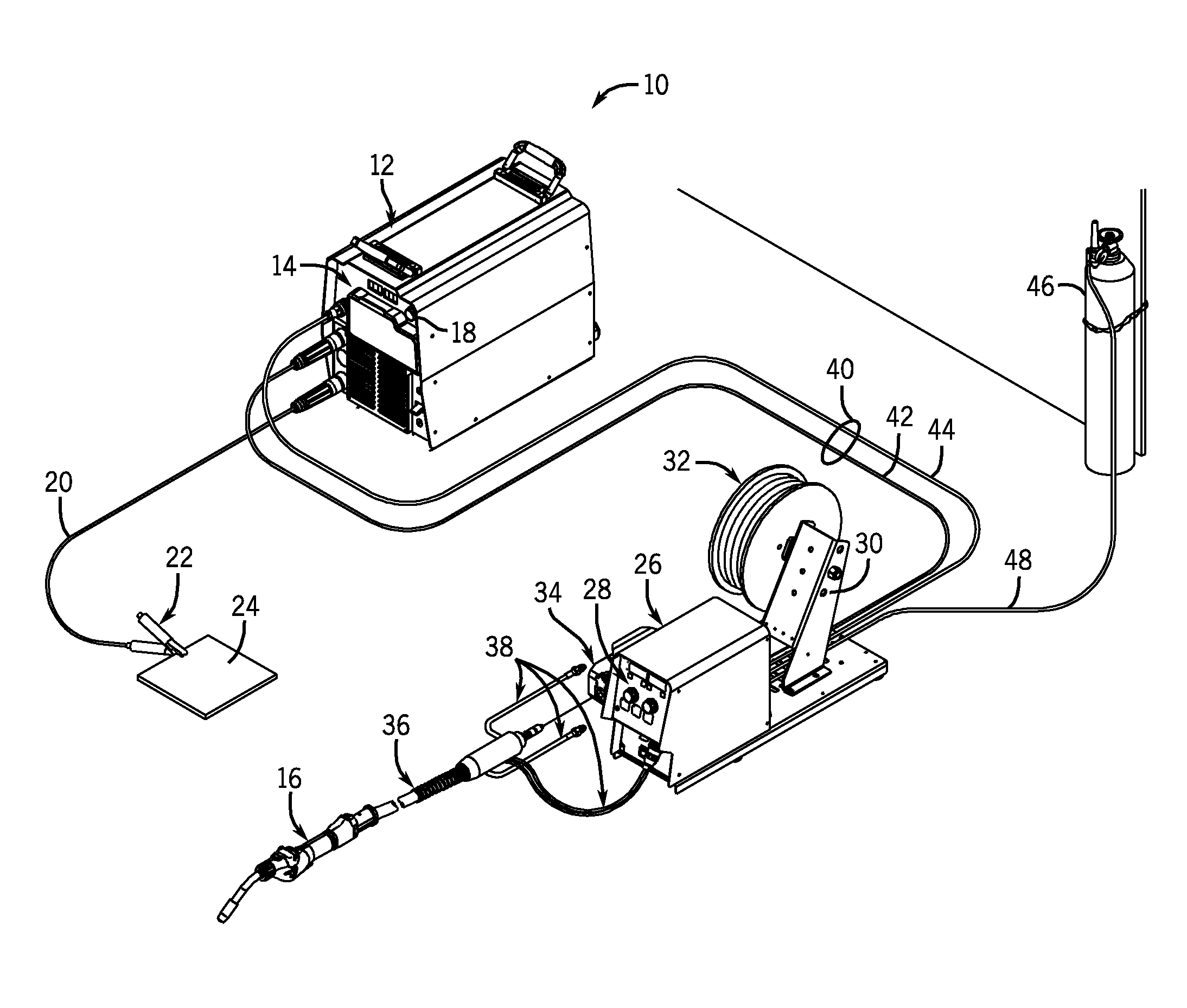 Wire feed motor control systems and methods