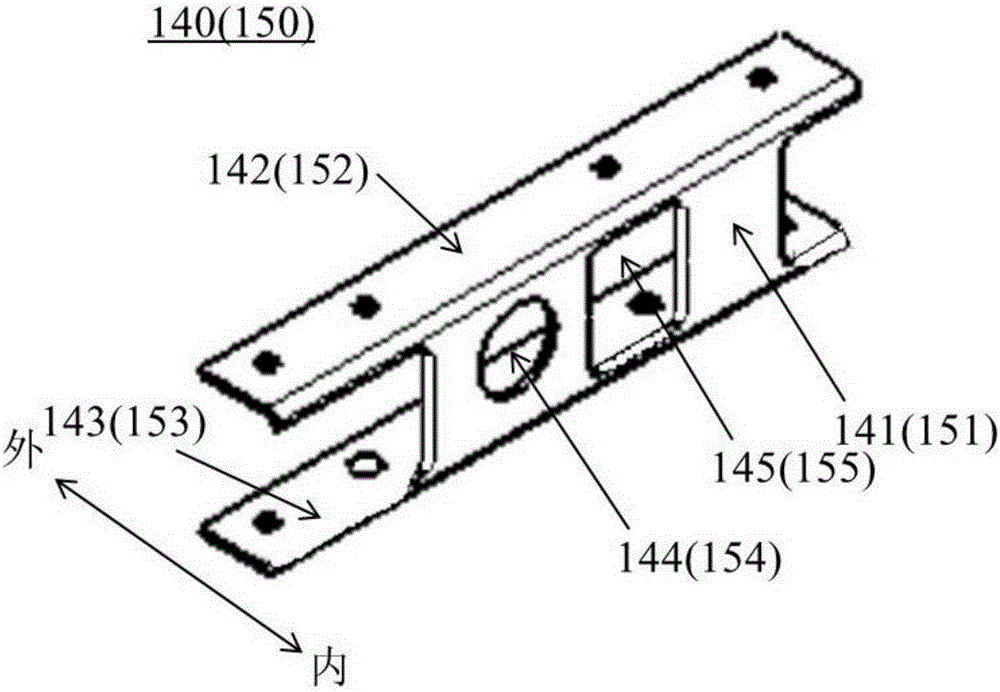 Rear cross beam of vehicle and vehicle