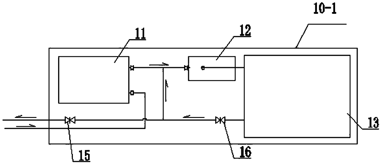 Control method of combined heat recovery system of water source heat pump and plate heat exchanger