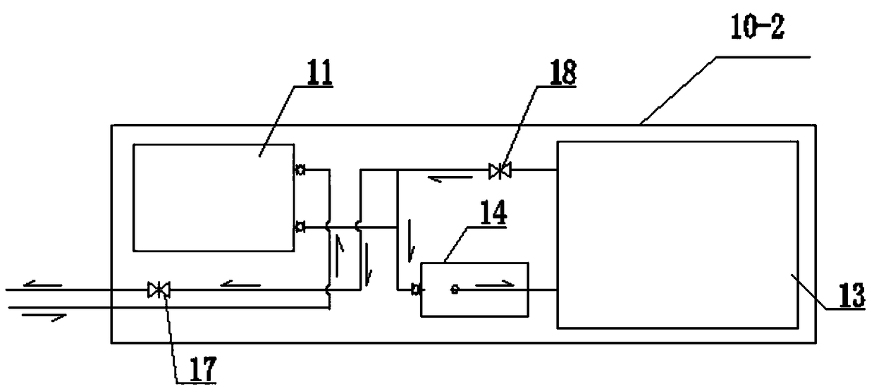 Control method of combined heat recovery system of water source heat pump and plate heat exchanger