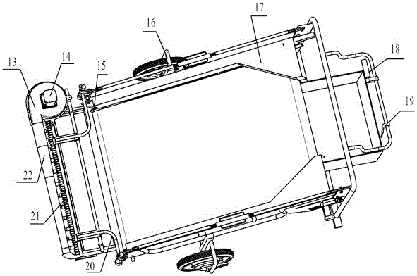 An electric self-propelled seedling harvester