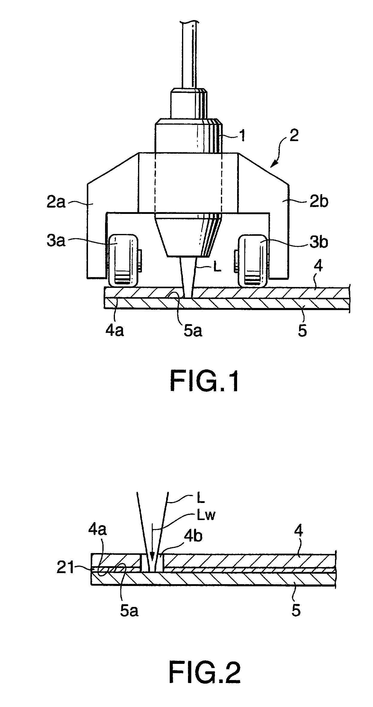 Laser lap welding process of welding together overlapped plated steel sheets