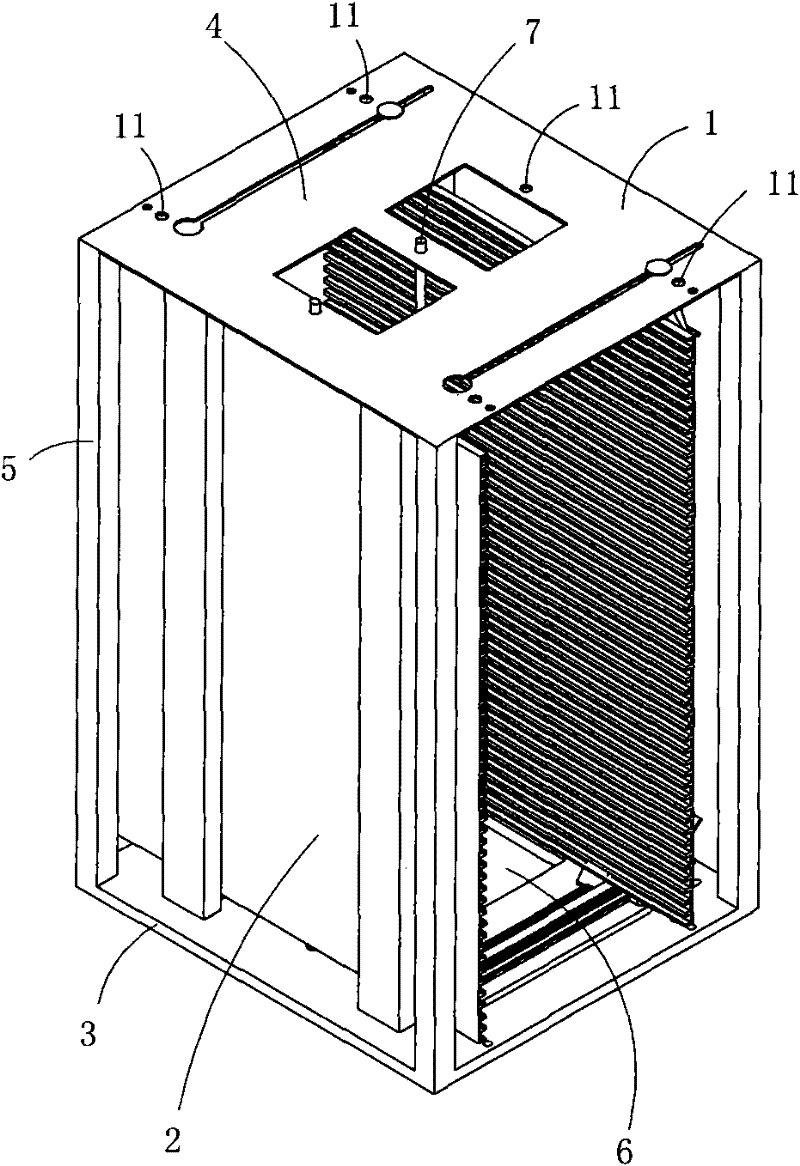 Antistatic collection box for circuit board