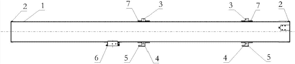 Composite missile launching canister and preparation method thereof