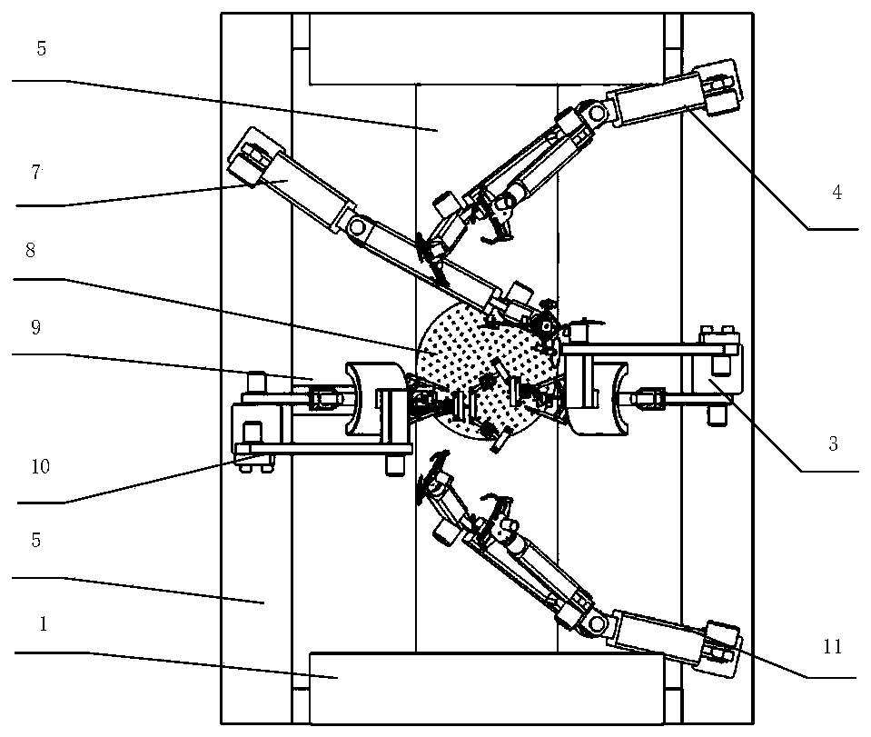 Auxiliary robot for total knee joint replacement surgery