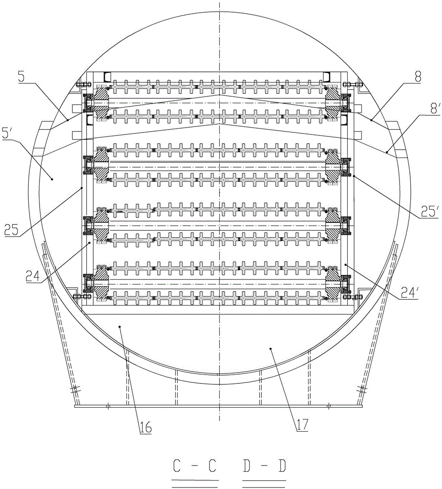 Continuous water bath sterilization pot