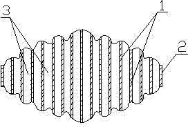 Effective, environment-friendly and high-strength nest type support protecting agent and preparation method thereof