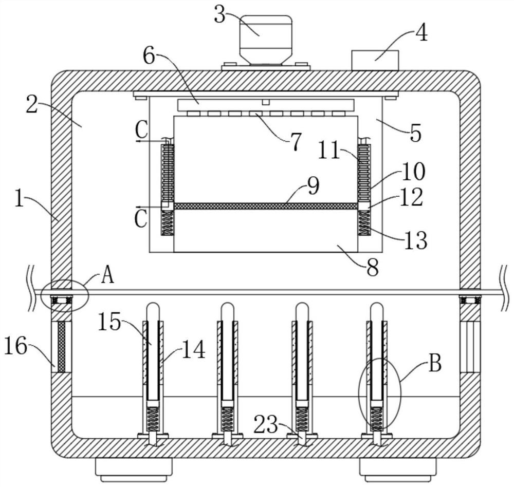 Textile cloth fluff removing device for textile production