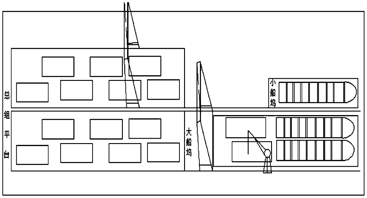 Corner guide rail bracket shifting device and corner guide rail bracket shifting mounting method