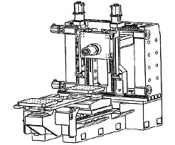 Static stiffness testing method for horizontal machining centre