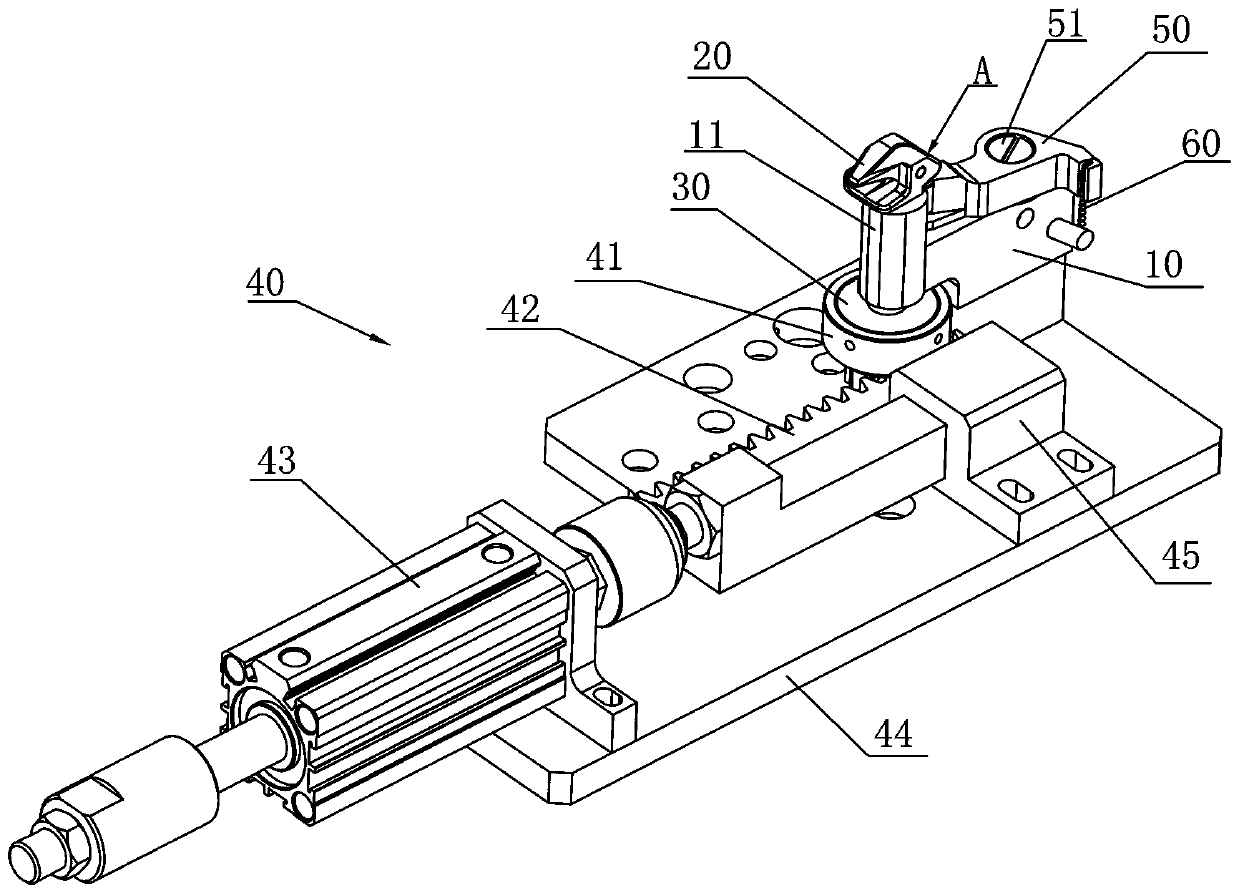 Knotting mechanism for strapping machine and knotting method