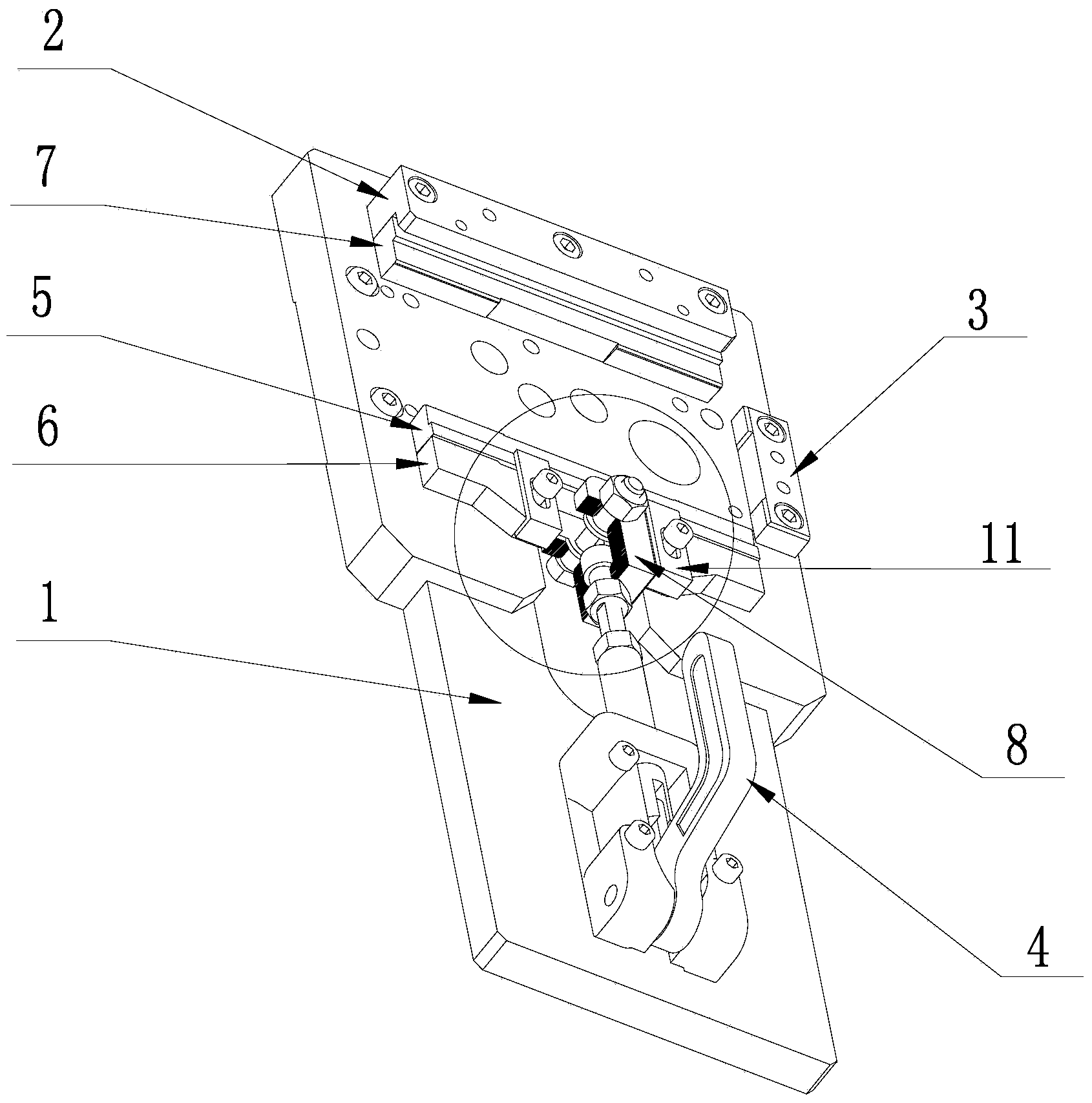 Jig of machining box