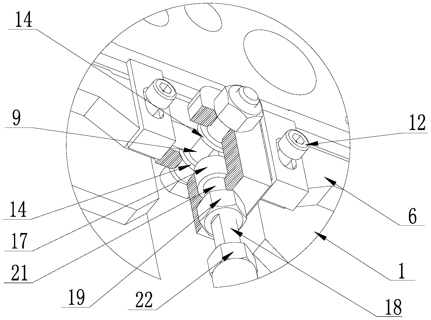 Jig of machining box