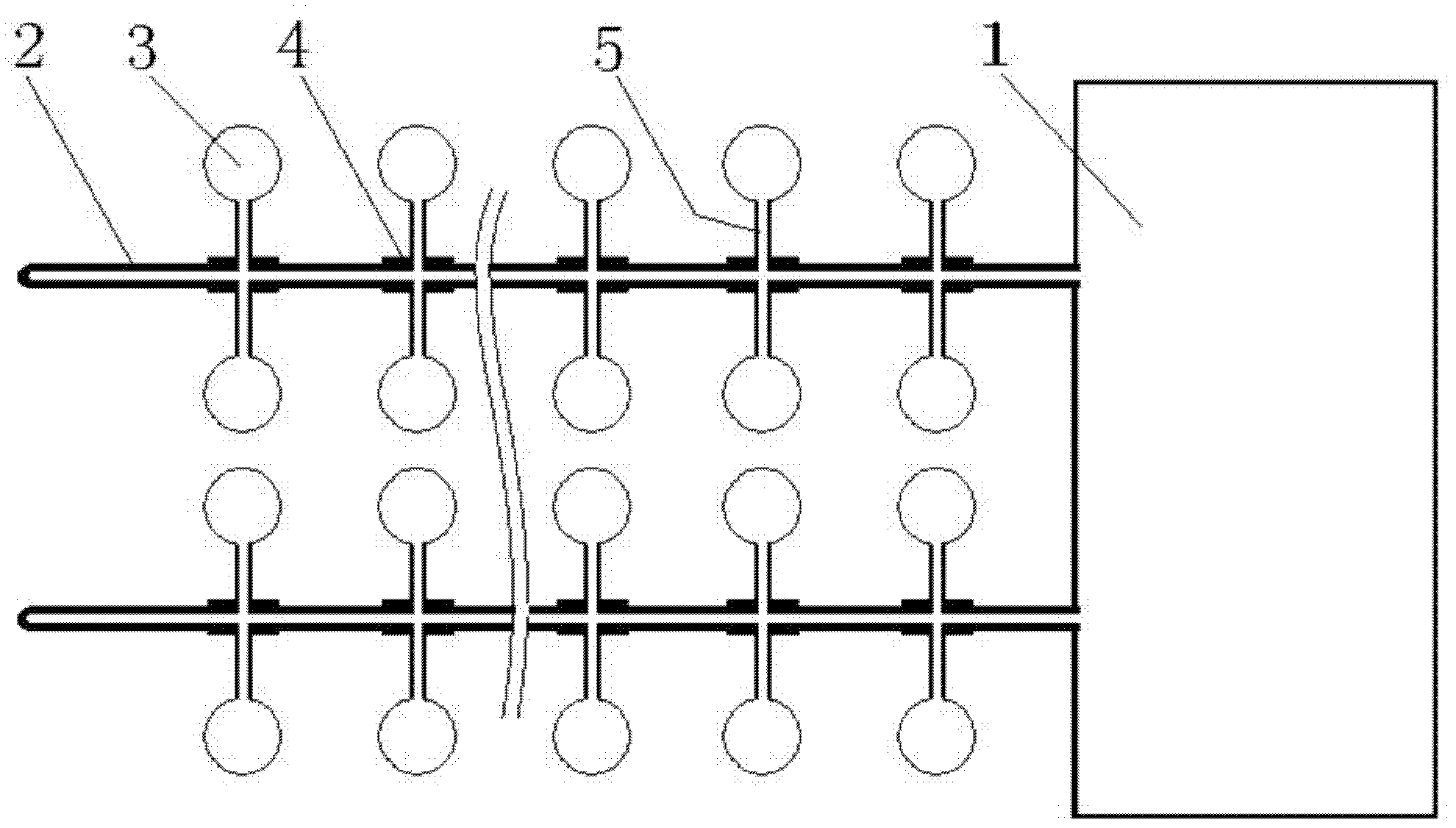 Fiber-bundle-based water-saving irrigation system