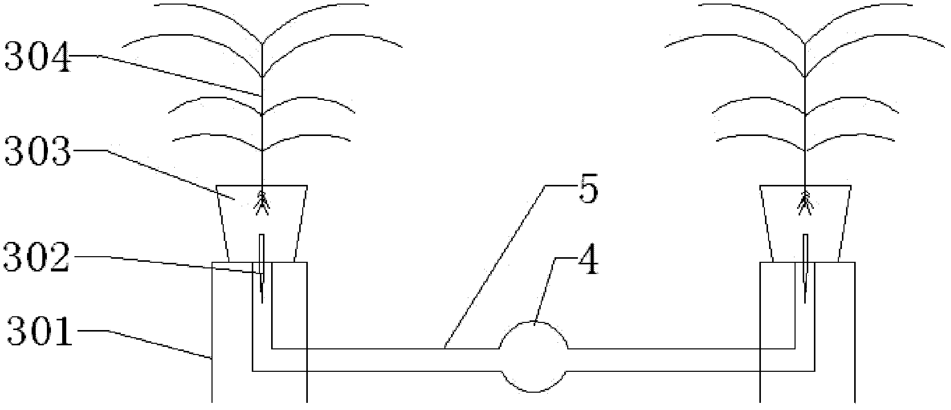 Fiber-bundle-based water-saving irrigation system