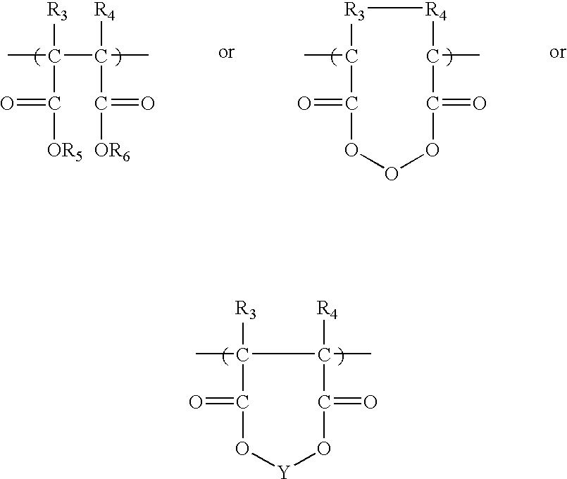 Anionic polymers composed of dicarboxylic acids and uses thereof