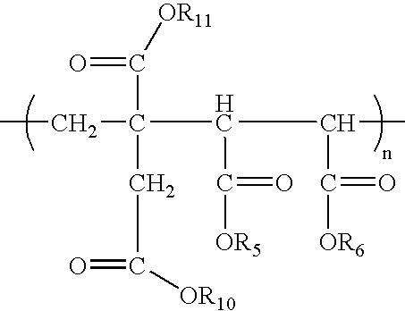 Anionic polymers composed of dicarboxylic acids and uses thereof