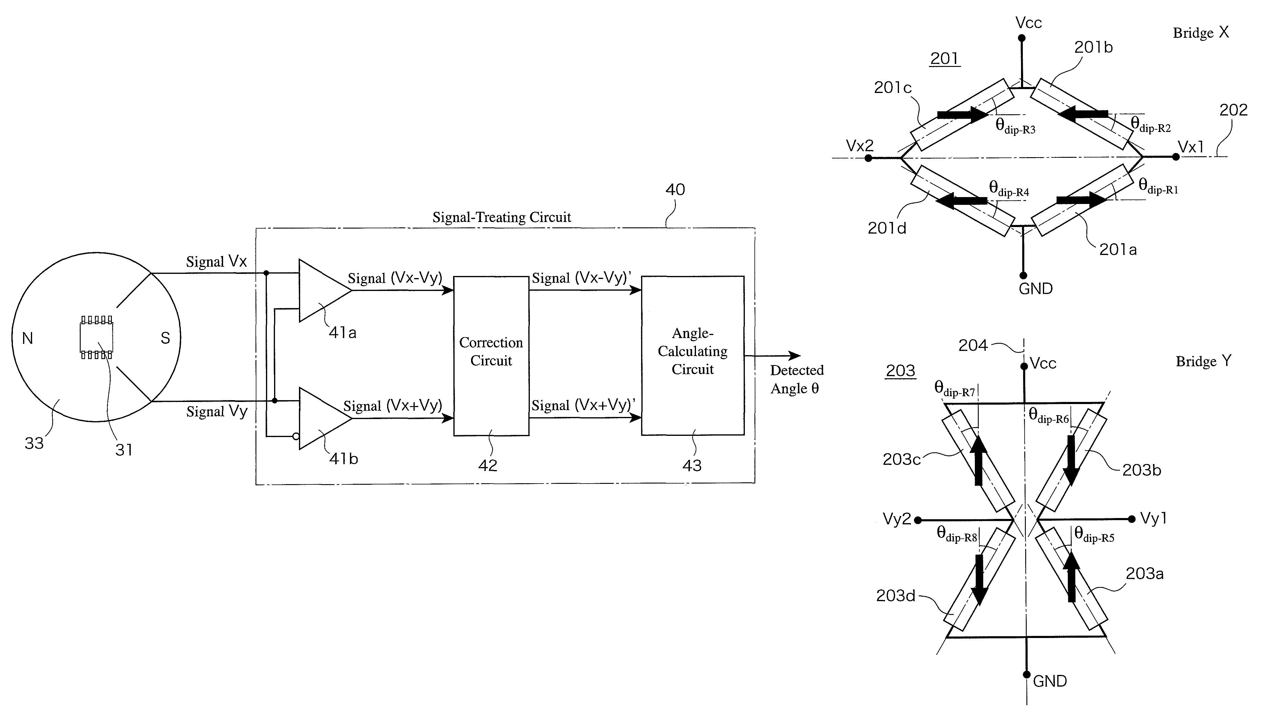 Rotation-angle-detecting apparatus