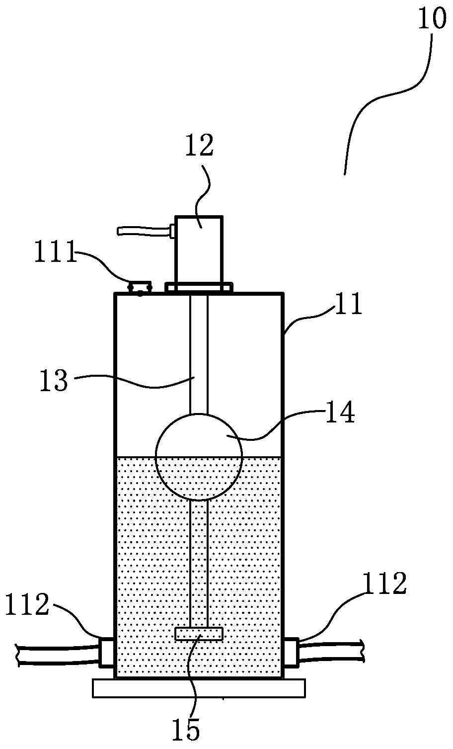 Level instrument and foundation pile static test system based on static force leveling and method of foundation pile static load