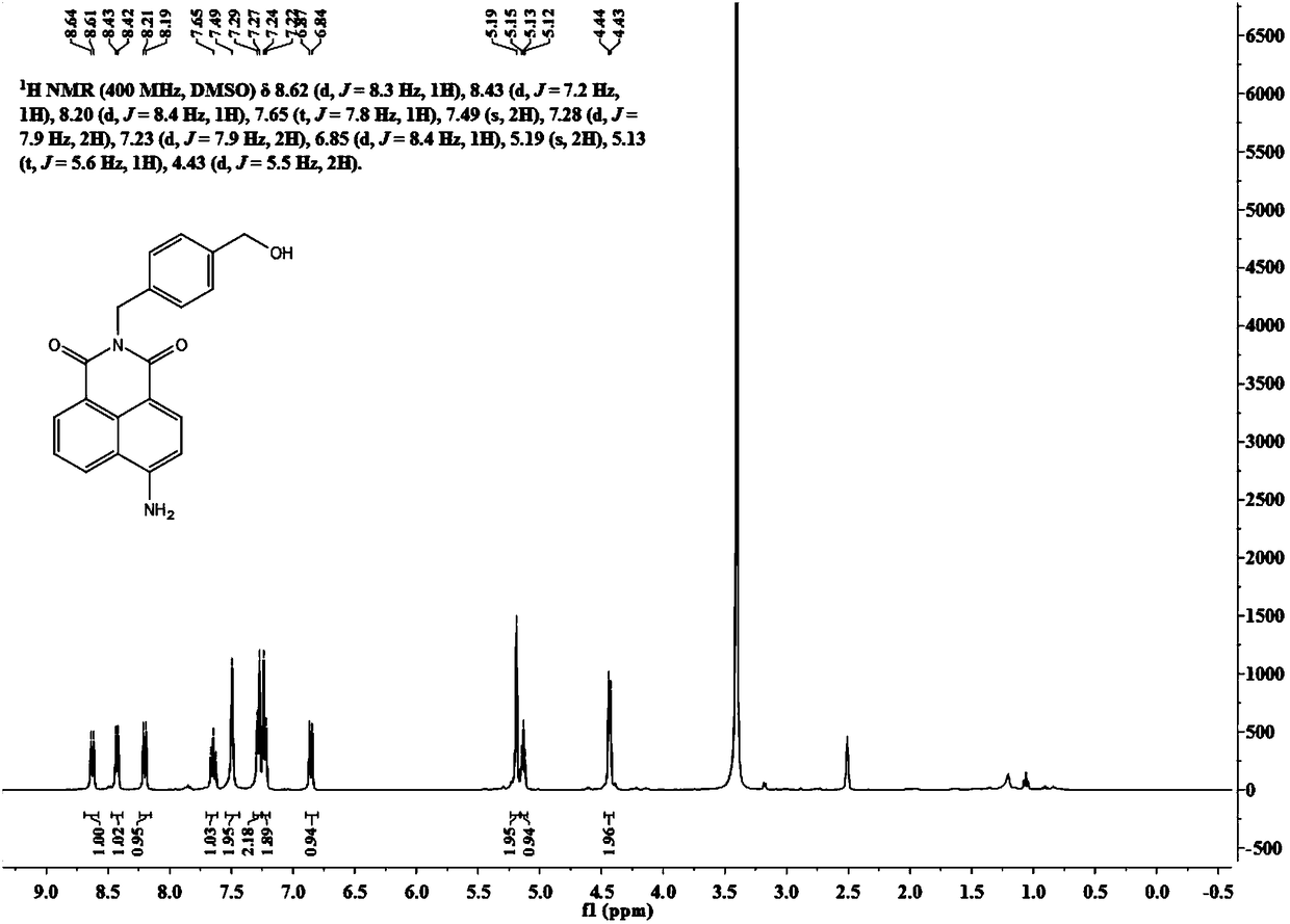 SNAP-tag protein tag fluorescence probe with quick specific marking ability