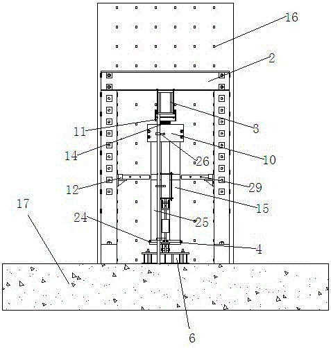 Assembled special-shaped-column-structured loading device and test method thereof