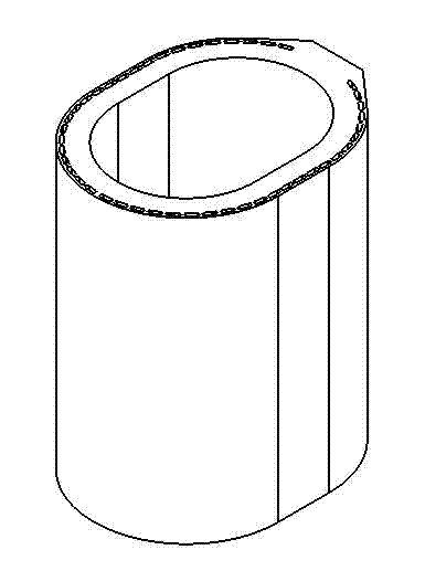 Air duct structure for cast coil and manufacturing method for air duct structure