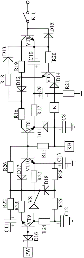 Signal-triggered startup low voltage rectifying and filtering type drive system for automatic clamping