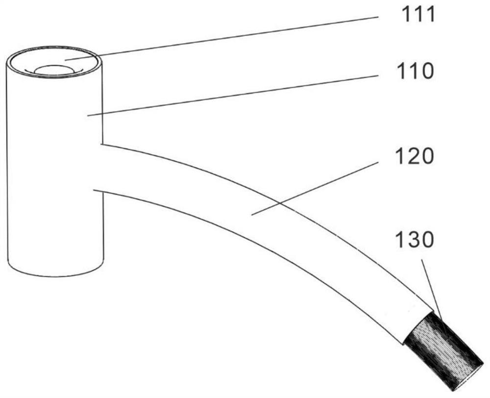 Fluid storage and conveying system capable of being triggered in real time and application thereof