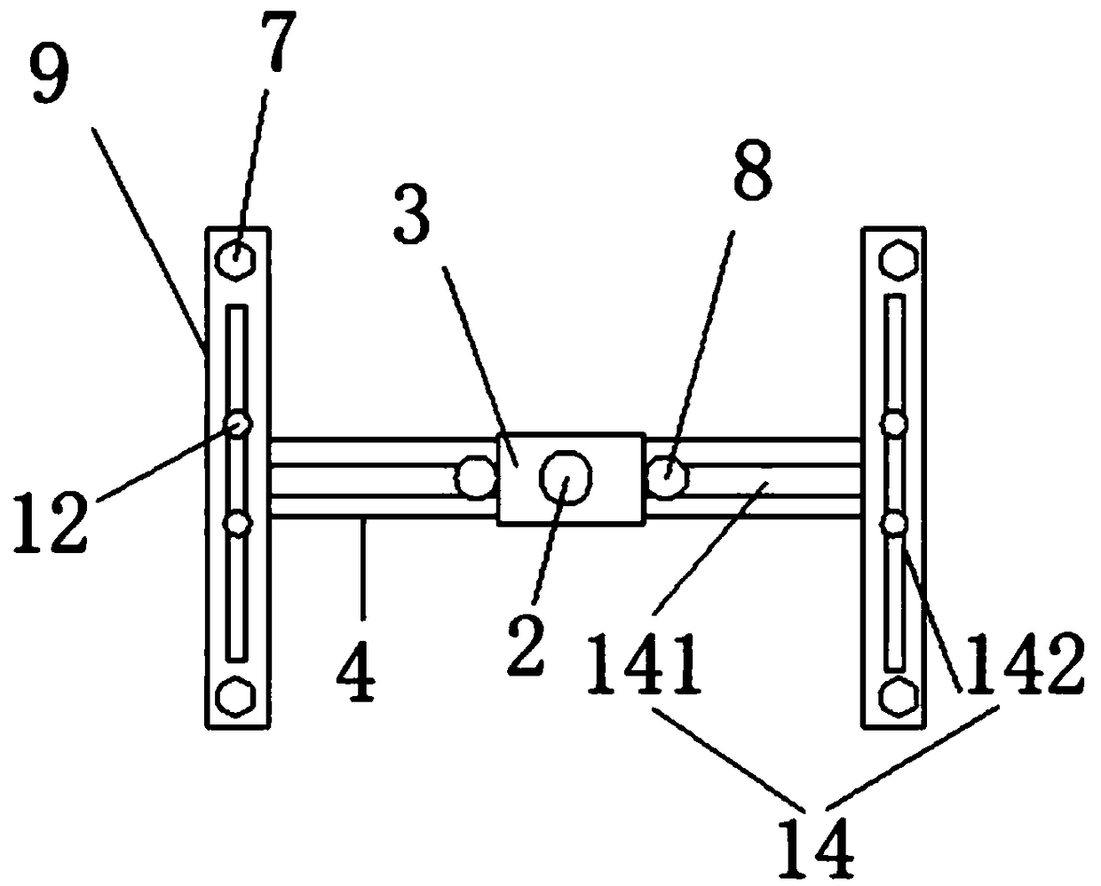 Punching device for mounting of decorative plates