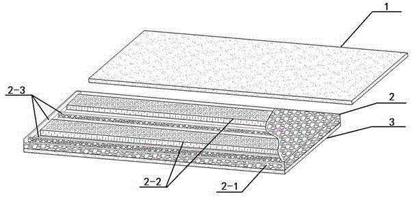 Low-heat-conductivity A-grade non-ignitable sandwich insulation board and manufacturing method thereof