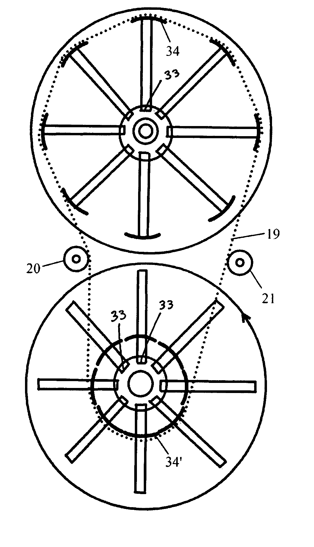 Roller chain automatic transmission