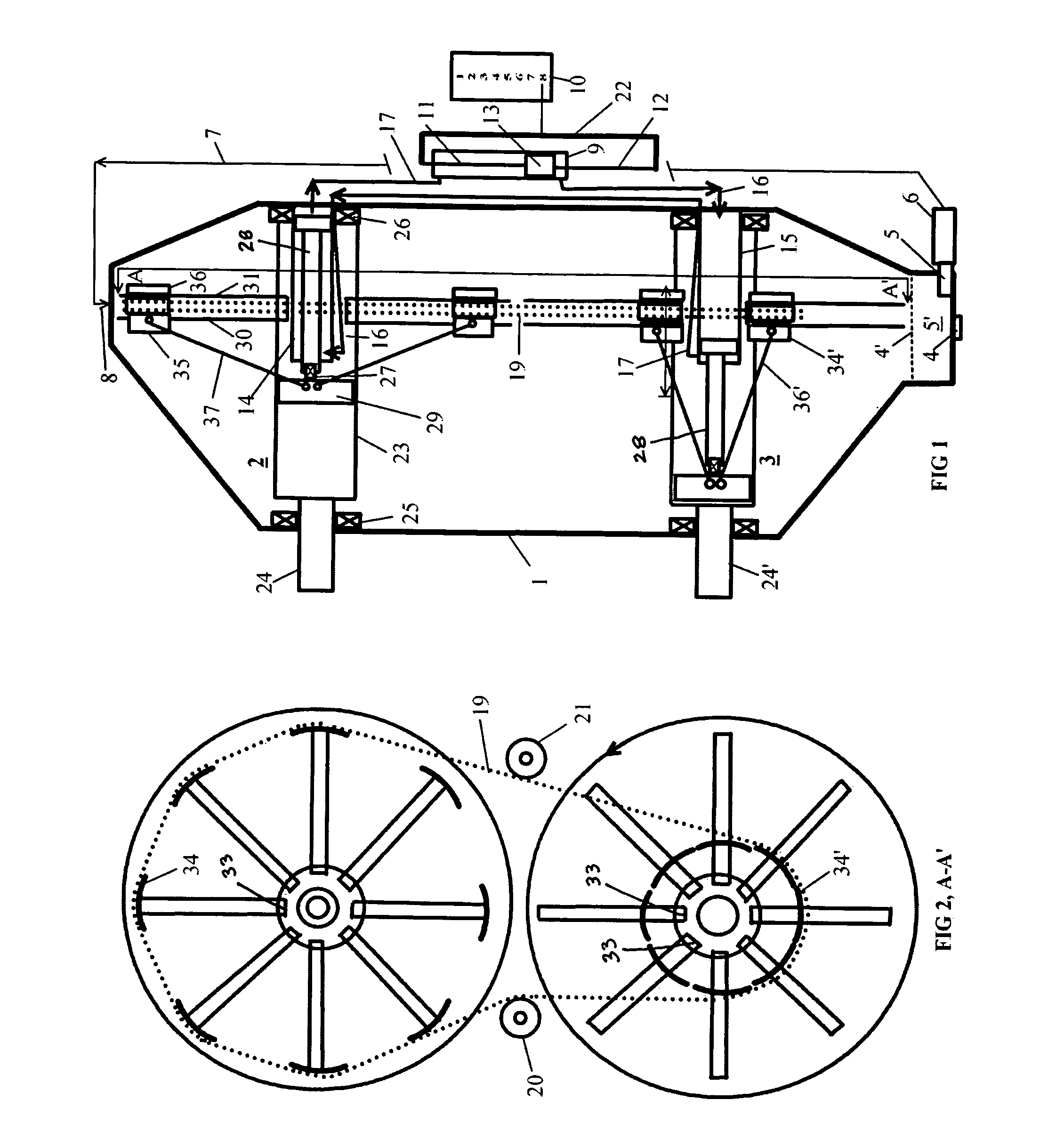 Roller chain automatic transmission