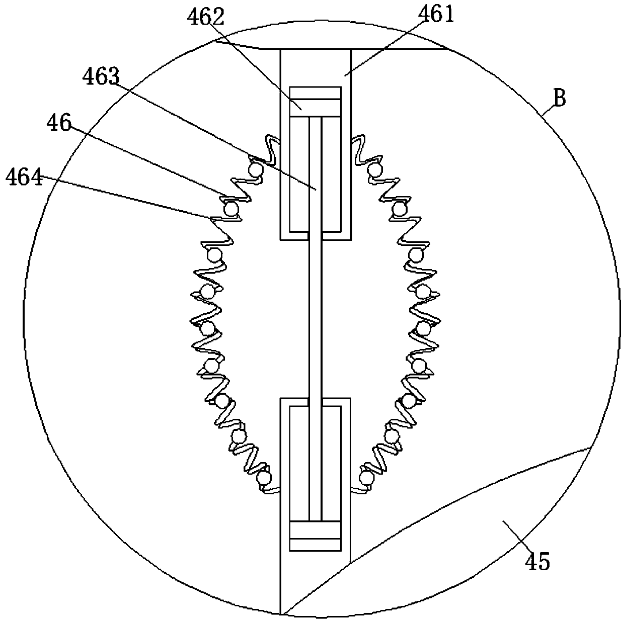 Wrapping-type household orange juice extractor capable of squeezing by using internal expansion force