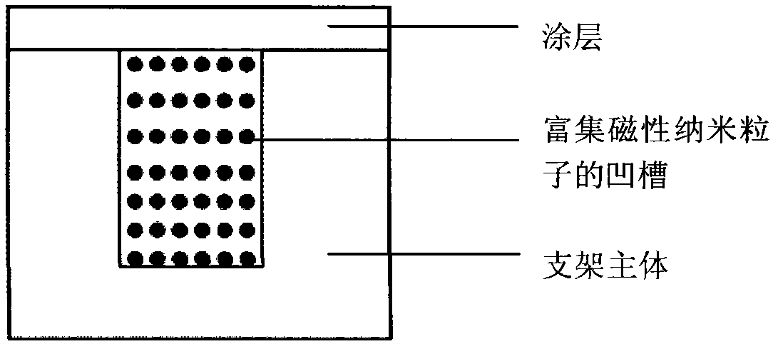 Biodegradable stent with groove and preparation method thereof