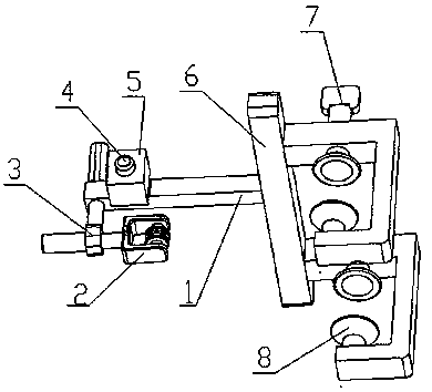 Semi-automatic cleaning device for sealing strip of refrigerator