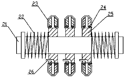 Semi-automatic cleaning device for sealing strip of refrigerator