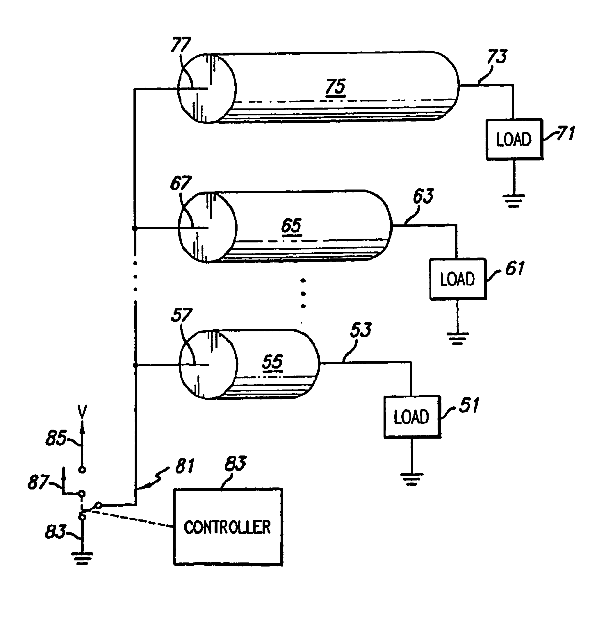 Line reflection reduction with energy-recovery driver