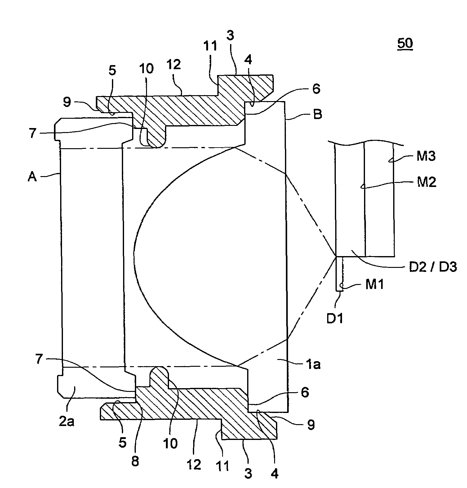 Object lens unit and optical pickup device employing the unit